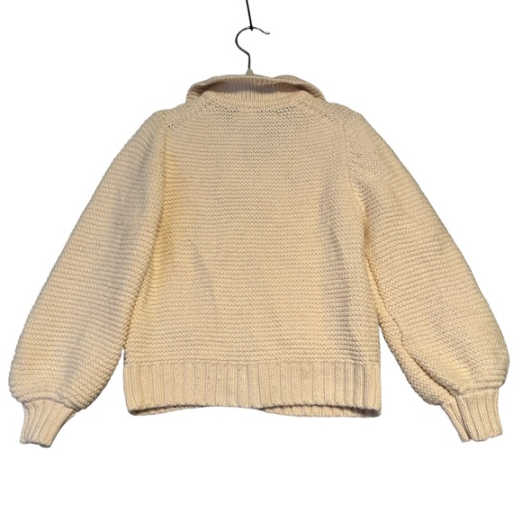 Mini Boden | Cream Bobble Knit Cardigan Sweater Size 6-7Y - Picture 4 of 11